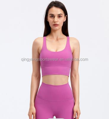 China Sexy Anti-UV Yoga Suit Crop Top Seamless Leggings Sport Set Gym Clothes Fitness 2 Piece Sports Shorts Workout Set Seamless Jumpsuit 2022 for sale