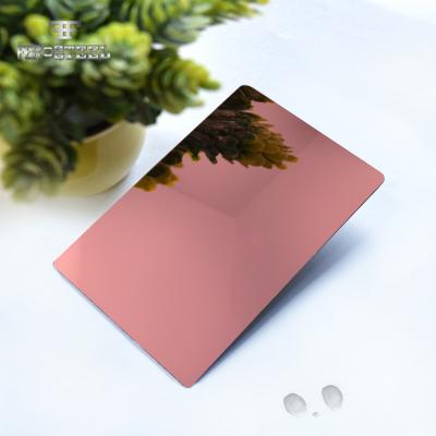 China Decoration 8K Mirror Finish Porcelain Customized Prices 1mm Thick Decorative Production SS 304 201 430 Stainless Steel Sheets for sale