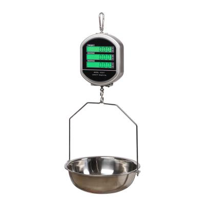 China Top Quality ABS Crate Seafood Hanging Scale With Stainless Pan for sale