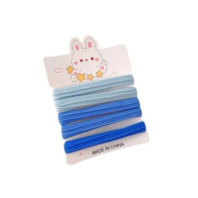 China For hair holder Mengxin colourfuvcotton korean fashional hair accessories set hair rubber bands girls scrunchie holder for sale