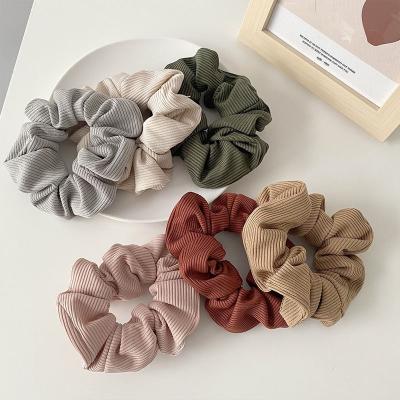 China For hair decoration Solid color Classic designer Girls Accessories Rubber Elastic Hair Bands Hair Ties Hair Scrunchies for sale