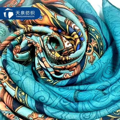 China Wholesale High Quality Digital Printed Scarf Viable Veil Fabric Scarf Used For Muslim Woman for sale