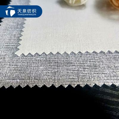 China Fusible Woven Fusible Interlining Fabric Belt Interlining Factory For India Baseball 1032 1038 4H for sale