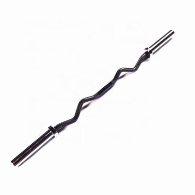 China Wholesale 10kg EZ Alloy Steel Loop Bar Steel Curved Lifting Needle Bearing 1.2m Pull Up With Chrome for sale