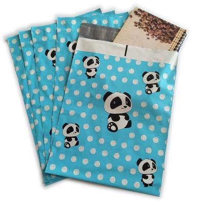 China Tear & Water Resistant Floral Print Announcements 10x13 Design Custom Mailing Mailers Poly Shipping Envelopes Bag for sale