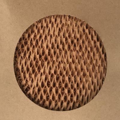 China One Hundred Percent Biodegradable Pure Recyclable Kraft Paper Honeycomb Padded Ad (two layers or one layer) for sale