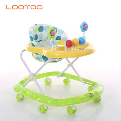 China Safety 4 in 1 Baby Walker Trolley Car Comic Walker for Kids Child Toy Baby Boy Car Walker for sale