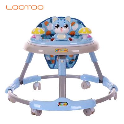 China Cheap Colorful Plastic Baby Walker Tall Baby Walker/OEM Safety Rolling Baby Walker for sale