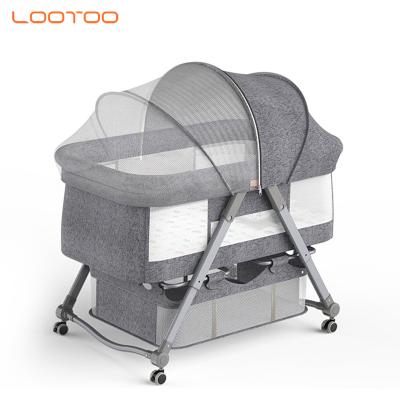 China Eco-friendly Electric Baby Cradle Cribs And Swing Luxury Metal Bedding Set Swing Cribs With Cheap Price Babies for sale