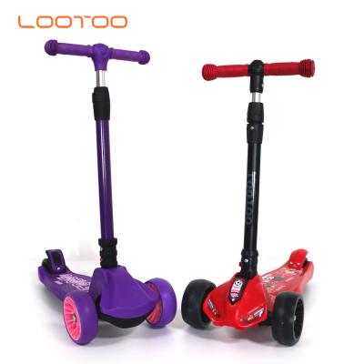 China China factory price modern cheap hot sale kick 3 wheel pu wheel kike scooter child for sale