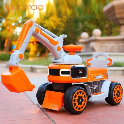 China Ride On Toy China Supplier New Model Kids Ride On Mini Tractor Toy Car Excavator Digger Children For Play for sale