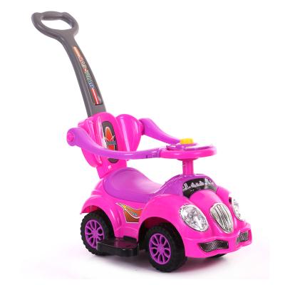 China New Model Durable/Safe Cheap Price MP3 Music Player/Christmas Manual Ride On Push Toy Children Car For Baby Kids To South America for sale