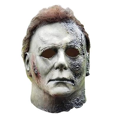 China Halloween Styles Easter Cosplay Party Props Scary Realistic Adult Headgear Costume Latex Michael Myers Full Head Mask for sale