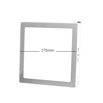 China Modern Indoor Lighting Round Square Aluminum Ultrathin LED Panel Light 24W Outdoor Enclosed Panel Light for sale