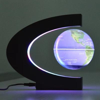 China Modern Home Decoration Maglev Globe C Shaped Moon Series LED Moon Night Light for sale