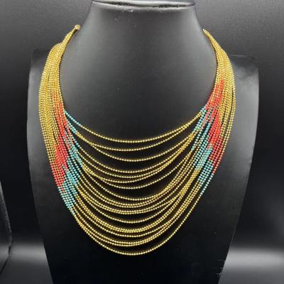 China Fashion Tarnish Free Stainless Steel Minimalist Thin Gold Plated Snake Chain Necklaces Jewelry for sale