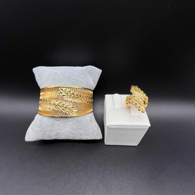 China Ethlyn Dubai punk jewelry bridal gold plated bangles big luxury Ethiopian African wedding brass bangles gifts for sale