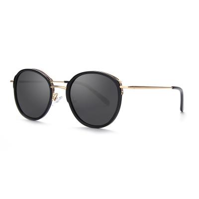 China Trendy Luxury Shades of TAC Polarized Gafas De Sol Sunglasses Metal Frame Custom Fashion Sunglasses for sale