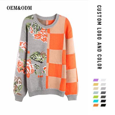 China Anti-pilling merino wool sweater 2020 autumn and winter women knit cute jacquard sweater pullovers for sale