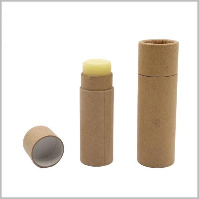 China Biodegradable Oil-proof Oil-proof Paper Tube Packaging Oil Push Tube Packaging Cylinder Empty Paper Tank for sale