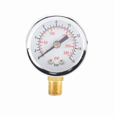 China Brass Radial And Axial Dial Ordinary Pressure Gauge With Various Specifications for sale