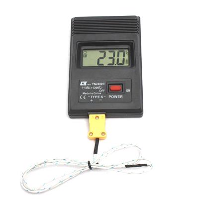 China K type portable industrial digital thermometer K type thermocouple combiner probe tm-902c for sale