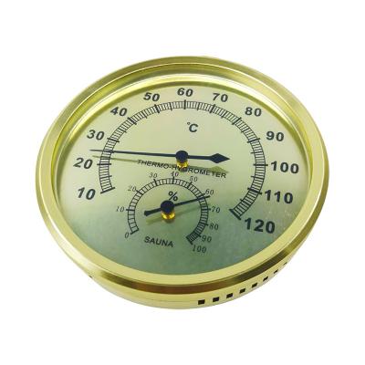 China Garden Hygrometer Household Thermometer Environment Aluminum Alloy Sauna Thermometer Indoor and Outdoor Thermometer for sale