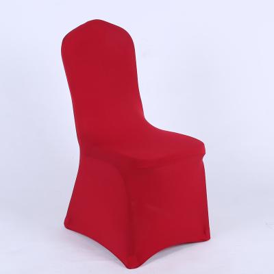 China And Commode Durable Handmade Good Quality Plain Dyed Pattern Spandex Folding Chair Cover For Hotel Party Banquet Use for sale