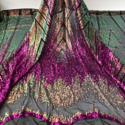 China Bling bling colorful elastic fashion sequin fabric sequin fabric sequin dress fabric with high quality for sale