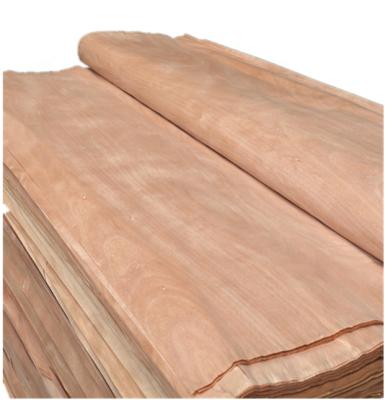 China Furniture Decorative Face Veneer Gabon Okoume Wood Veneer for sale