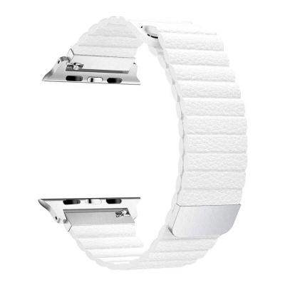 China IVANHOE Magnetic Leather Strap for Apple Watch 42mm 38mm 44mm 40mm Series 5/4/3/2/1 for sale