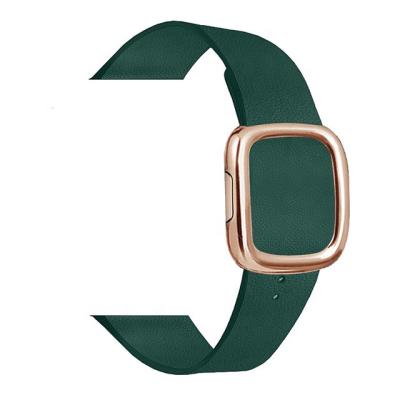 China IVANHOE Modern Leather Loop Strap For Apple Watch 4 Band 5 44mm 40mm For iWatch 3/2/1 Genuine Leather Watch Band 42mm 38mm for sale