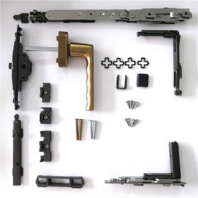 China Modern hardware accessories tilt and turn window system hardware parts for sale