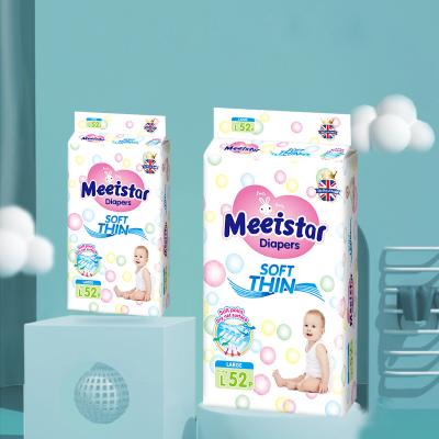 China Printed OEM Custom Design Bulk Competitive Price Baby Sleepy Diapers Eco Friendly Disposable Baby Diapers for sale