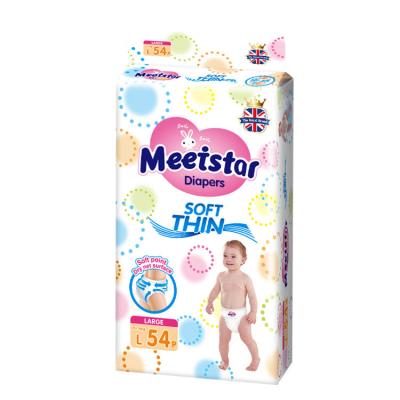 China Wholesale Hot Sale Cheap Price OEM Printed Super Absorbent Disposable Baby Diaper Pants Baby Diaper Pants for sale