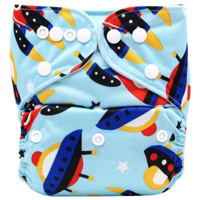 China Custom Wholesale Multi Color Printed Baby Diaper Pants Washable Eco Friendly All In Cloth Reusable Diapers For Baby for sale