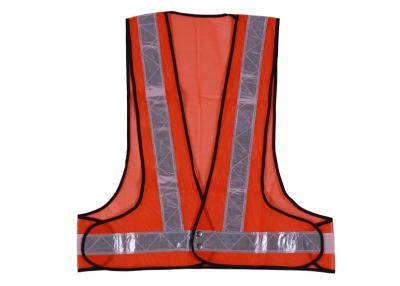 Chine Salut gilet fluorescent de sécurité de force avec la bande de PVC et le tissu 100% de maille de polyester à vendre