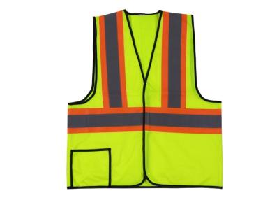 Chine Gilet 100% réfléchissant de la classe 2 d'uniformes de travail de visibilité de polyester hauts avec EN20471 à vendre