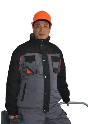 China Grey / Black Short PRO Heavy Duty Winter Coats Comfortable With Elastic Cuff for sale