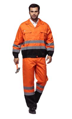 China Professional High Visibility Uniforms Hi Vis Orange / Yellow Multi Functional For Outdoor for sale