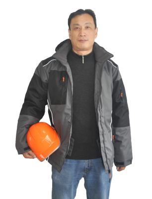 China Winter-Arbeits-Jacken-im Freien widerstandsfähiges Auffüllen-Polyester 100% PROWORK 600D 180 G/M zu verkaufen