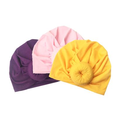 China Wholesale Fall Striped Winter Soft Comfortable Pure Colors Tie A Knot Custom Fashion Baby Headband for sale