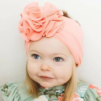 China European and American Striped Baby Bubble Rose Headband Children's Hair Accessories Children's Hat Girl for sale