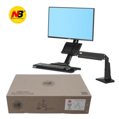 China North Adjustable Rest-Rack Workstations NB35 Bayou NB35 Computer Monitor Keyboard Desk Stand for sale