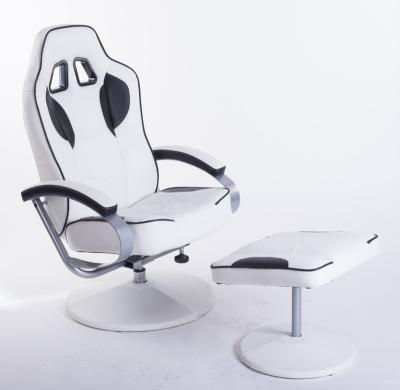 China Executive Chair WS1900 Morden Germany Hot Selling With Footstool Enjoy Loudspeaker Durable Leather Leisure Music PU Rocking Game Racing Leisure Chairs for sale