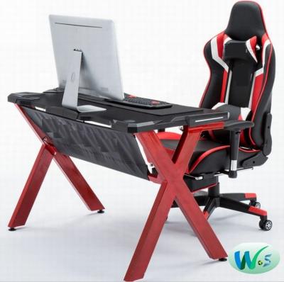 China WST4502 Deluxe Detachable Multifunctional Gaming Chair Light-emitting Diode And Office Racing Chair for sale