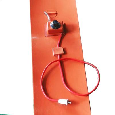 China Building Material Shops 15mmx1000m High Quality Custom Flexible Temperature Controller 12v Oil Strip Barrel Silicone Rubber Drum Heater for sale