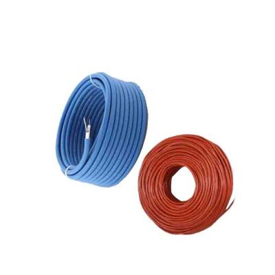 China 12k 33ohm/m Silicone Carbon Fiber Heating Cable Rubber Insulated Wire For Floor Heating for sale