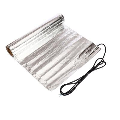 China Save Energy 80w/m2 220V Silicon Conductor Wire Aluminum Foil Floor Heating Copper Mat For Home Hotel Use for sale