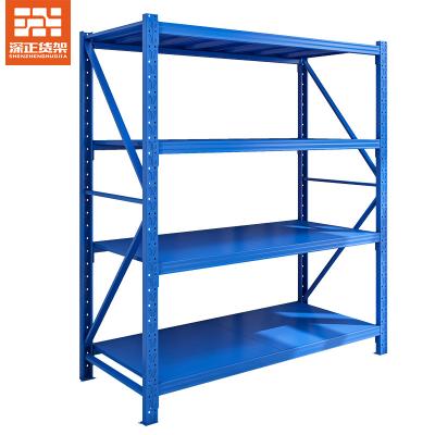 China Corrosion Protection China Manufacturer Factory Price Shelf Storage Packaging Shelves Warehouse Light Duty Rack for sale